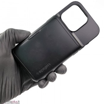 Spigen Slim Armor Cs dėklas - juodas (Apple Iphone 15 Pro) Spigen Slim Armor Cs dėklas - juodas (Apple Iphone 15 Pro)